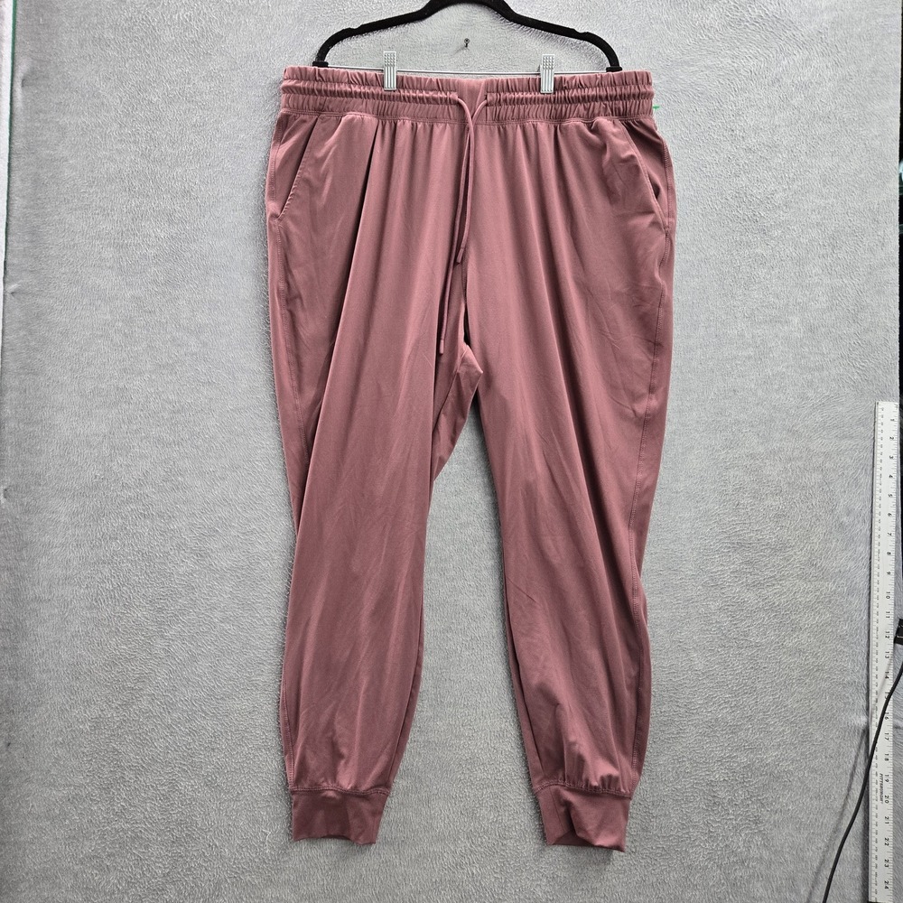 Fabletics Women Activewear Pants XXL/1X‎ Pink Jogger 27" Inseam